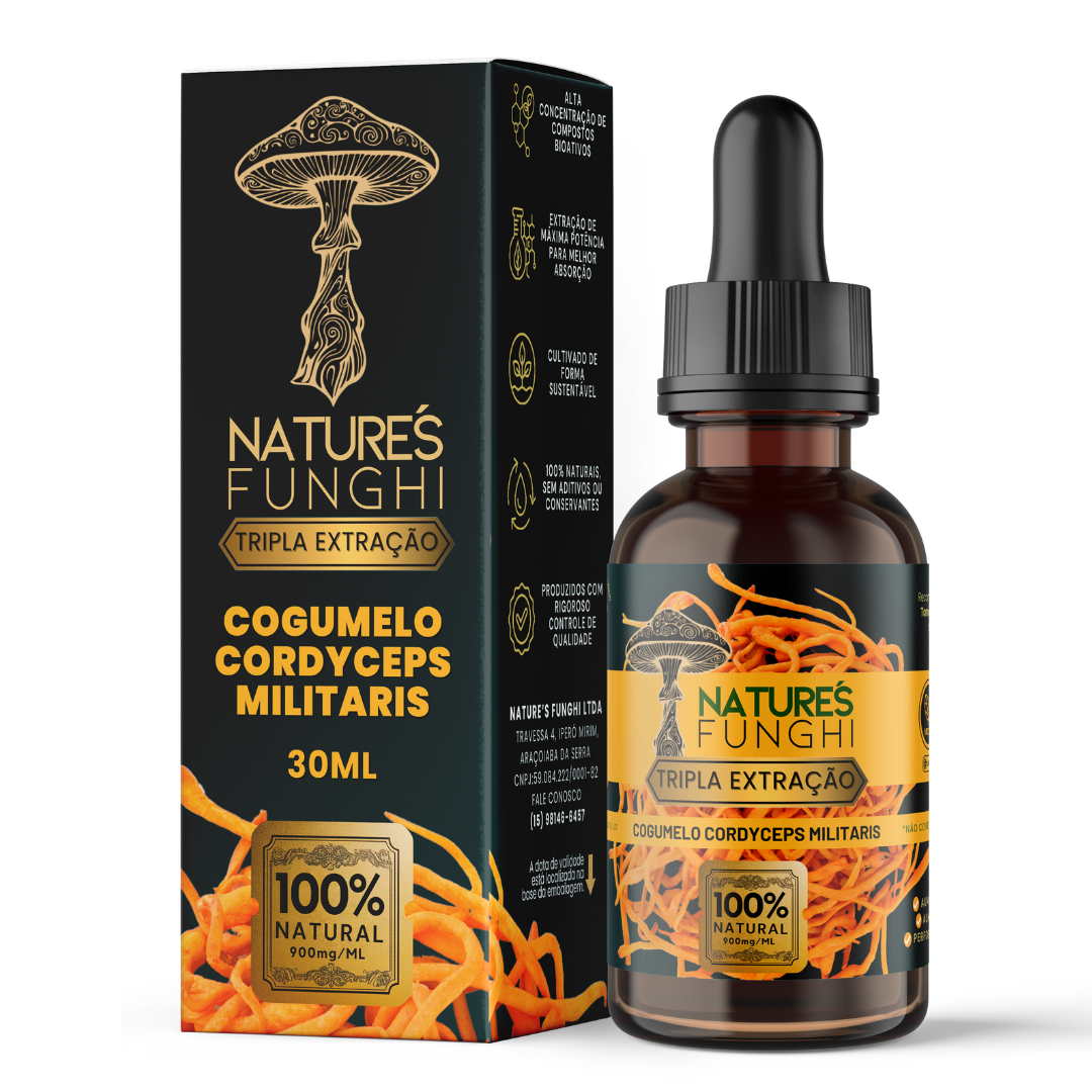 Natures Power - Extrato de Cogumelo Cordyceps Militaris- 30ml