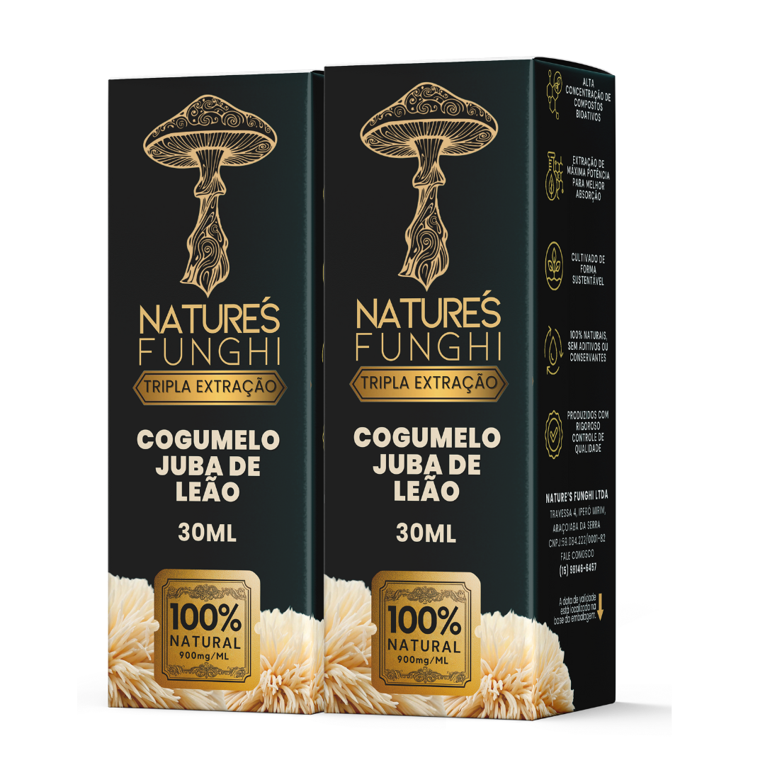 Natures Foco - Extrato de Cogumelo Juba de Leão - 30ml