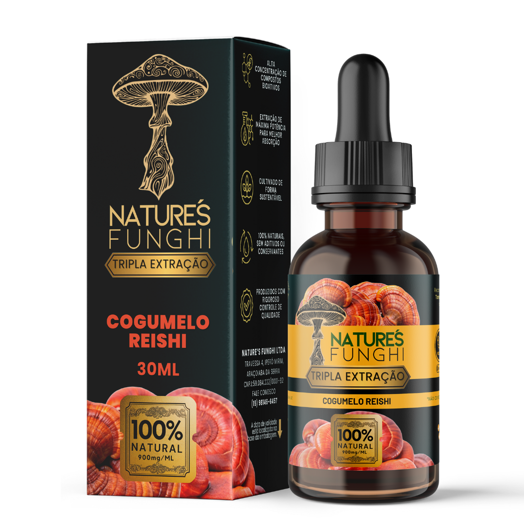 Natures Calm - Extrato de Cogumelo Reishi - 30ml